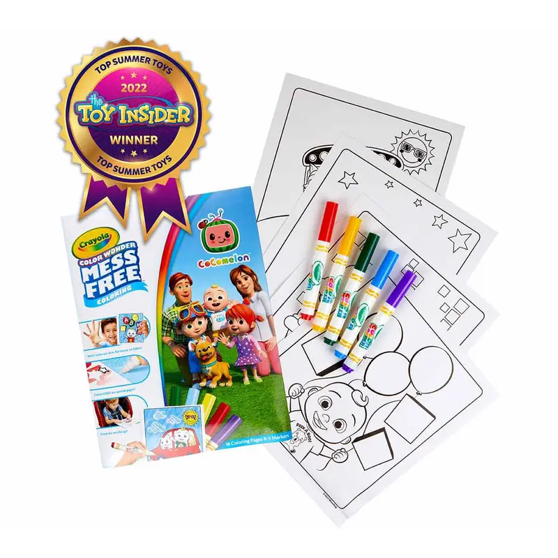 Color Wonder Coloring Pad & Markers, Cocomelon
