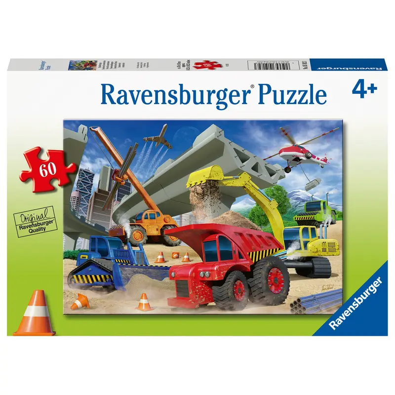 Construction Trucks 60 pc Puzzle