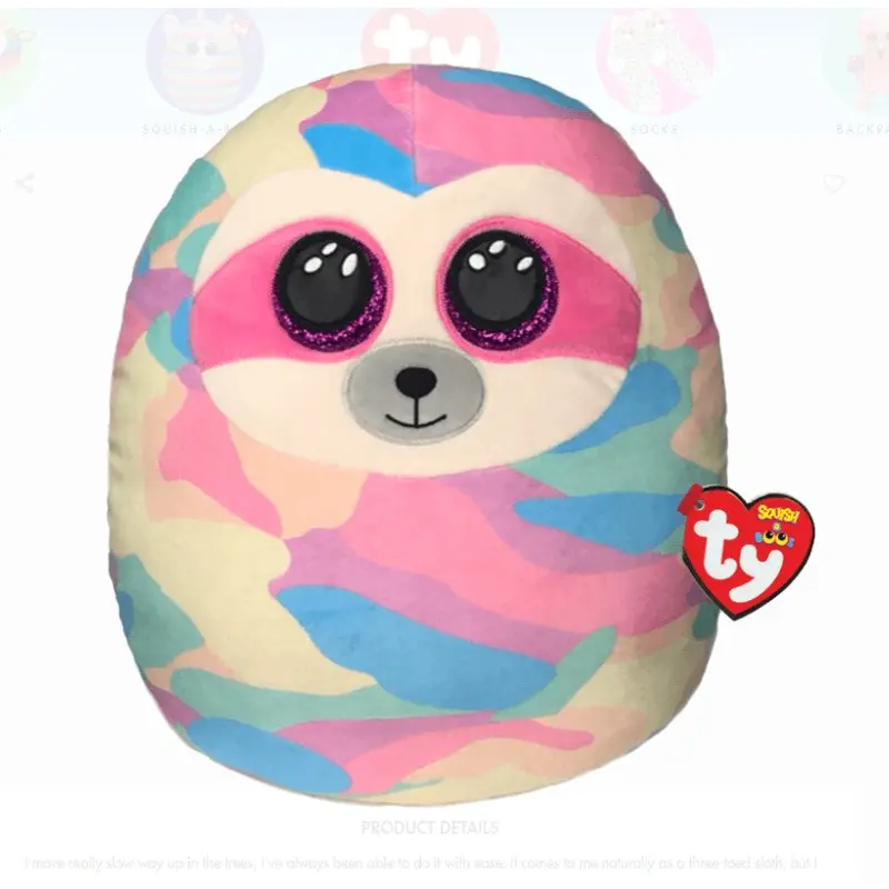 Cooper Pastel Sloth Large: Squish a Boo