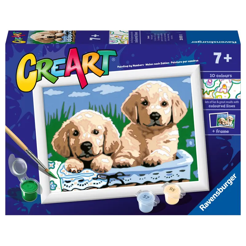 CreArt: Cute Puppies 5x7