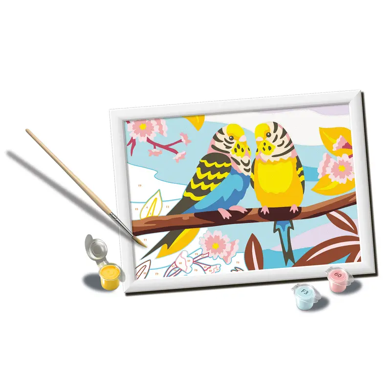CreArt: Lovely Budgies 7x10