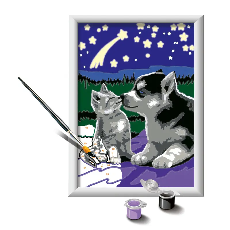 CreArt: Moonlight Friends 5x7 (glow)