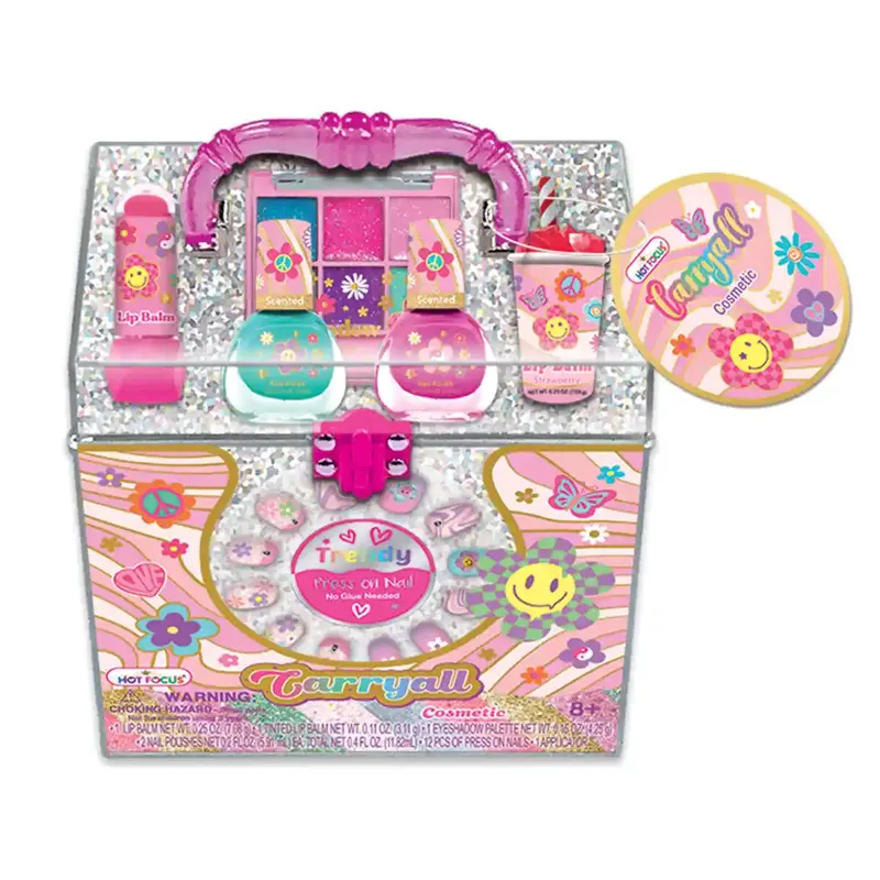 Carryall Cosmetic Set - Groovy Flower