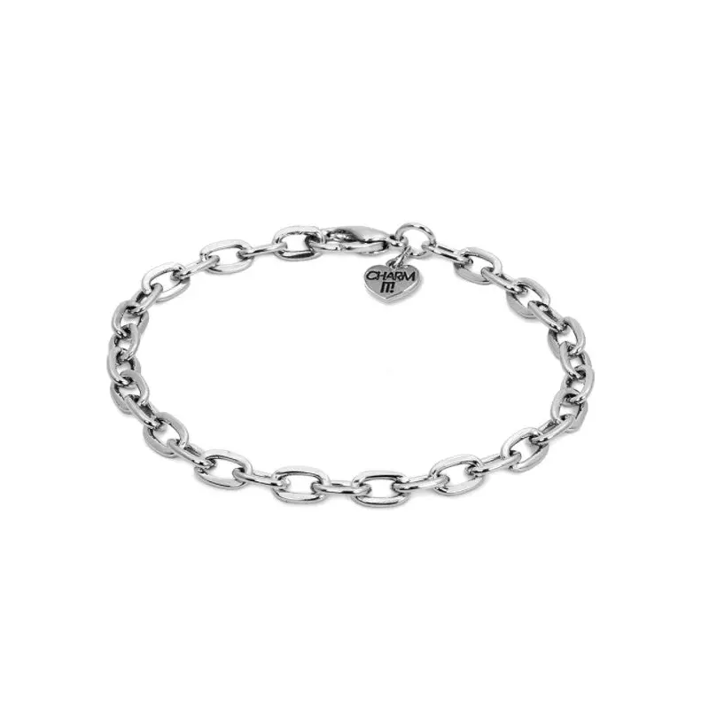 Chain Bracelet 7.5'' Adjustable: Silver