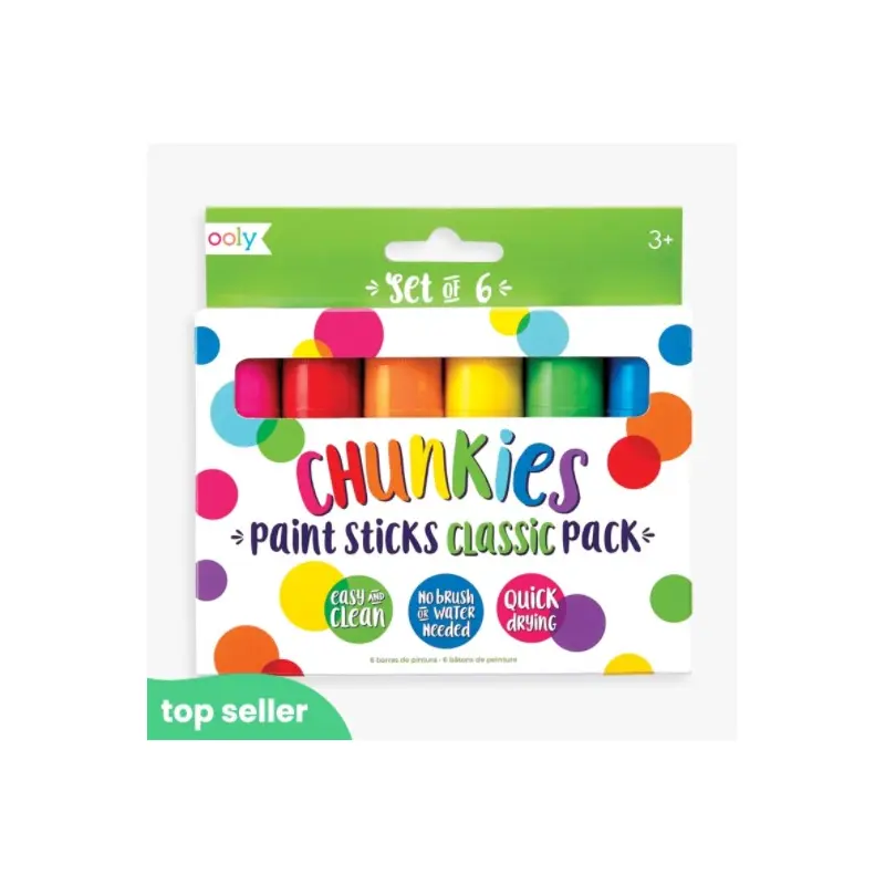 Chunkies Paint Sticks: Classic Set of 6