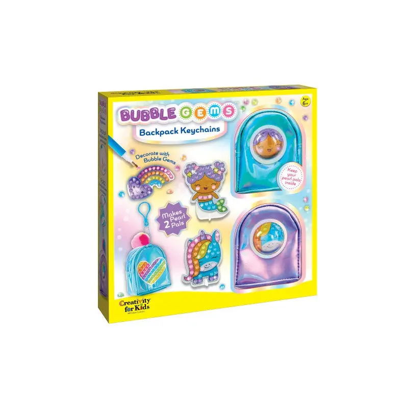 Bubble Gems Backpack Key  Chains.
