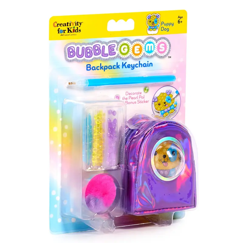 Bubble Gems Key Chain Puppy  Dog