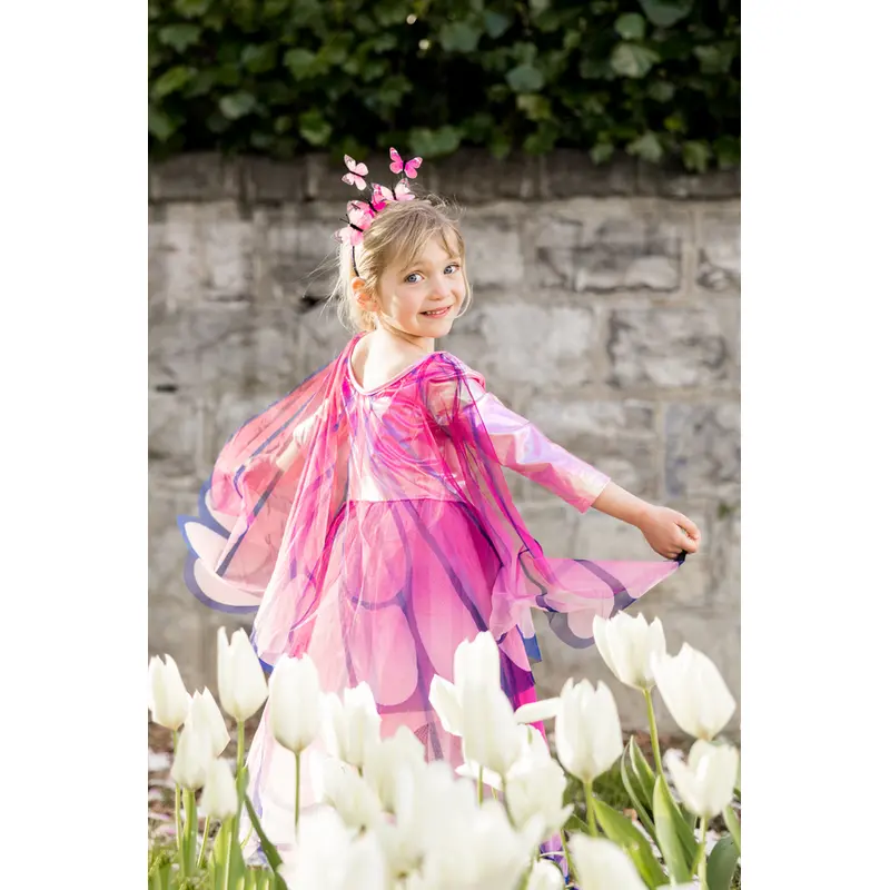 Butterfly Twirl Dress with Wings