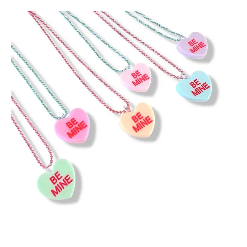 Candy Heart "Be Mine" Necklaces Valentine