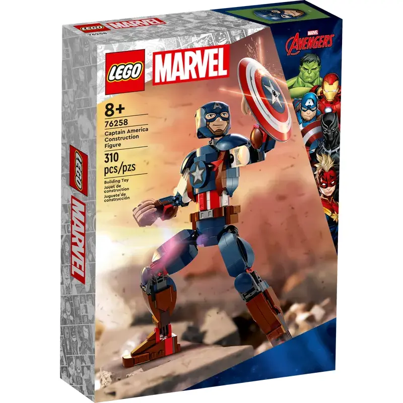 Captain America Construction Figure