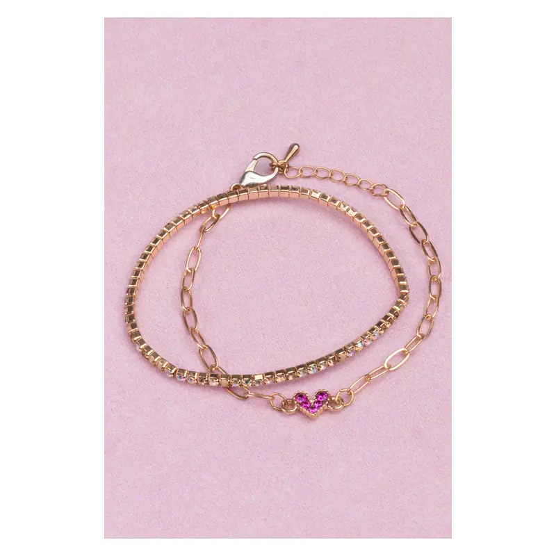 Boutique Chic Linked with Love  Bracelets