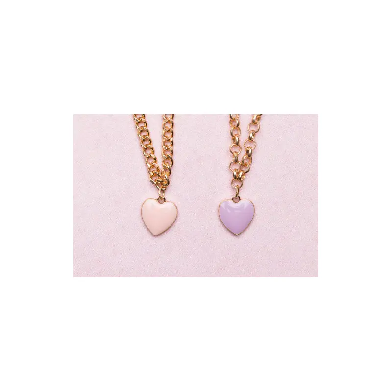 Boutique Chunky Chain Heart Necklace (Sold Separately)