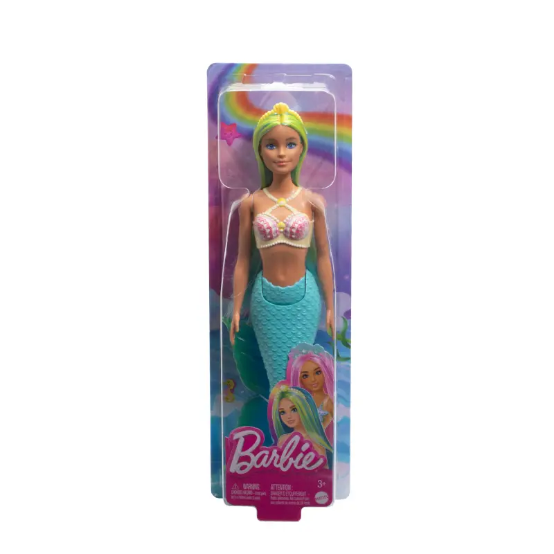 Barbie: Mermaid Doll With Teal Hair And Teal Tail