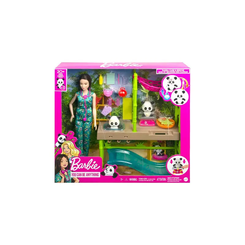 Barbie: Panda Care & Rescue Playset