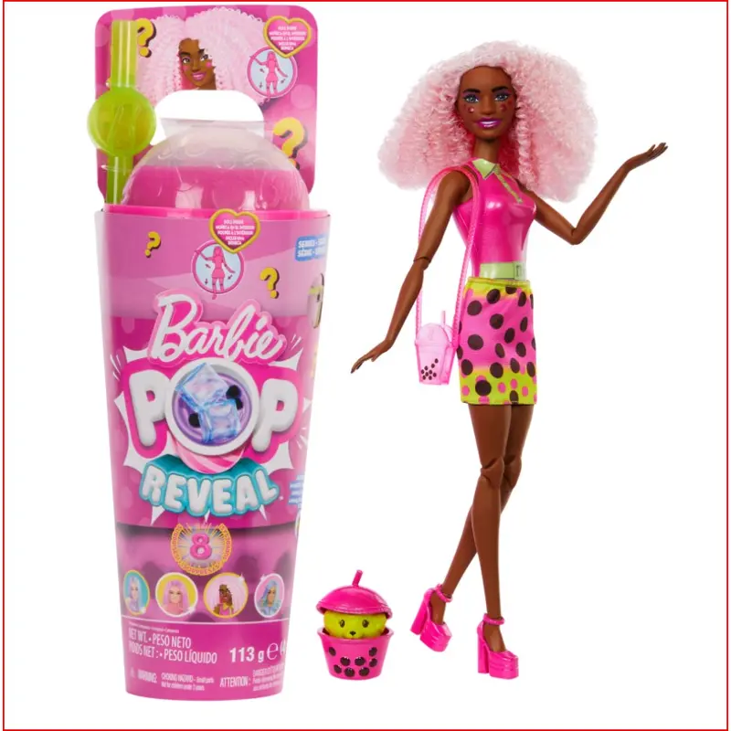 Barbie: Pop Reveal - Bubble Tea Series - Berry Bliss