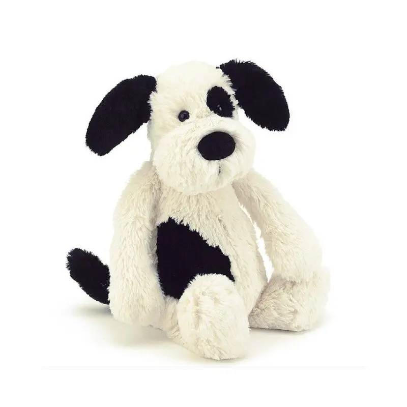 Bashful Black & Cream Puppy Medium