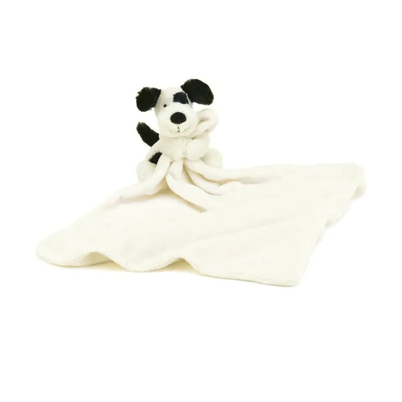 Bashful Black & Cream Puppy Soother