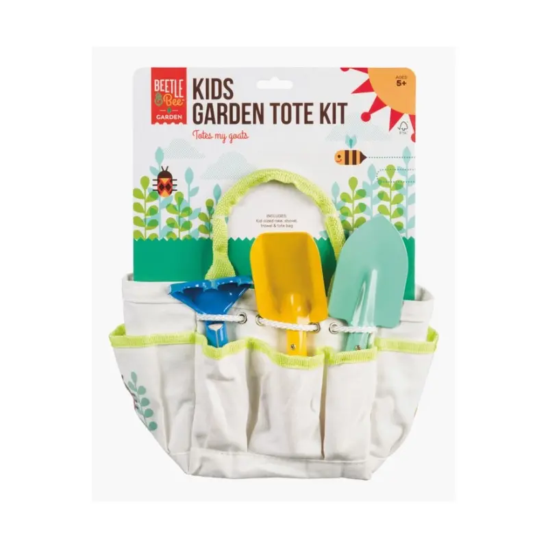 Beetle & Bee Kids Garden Tote Kit
