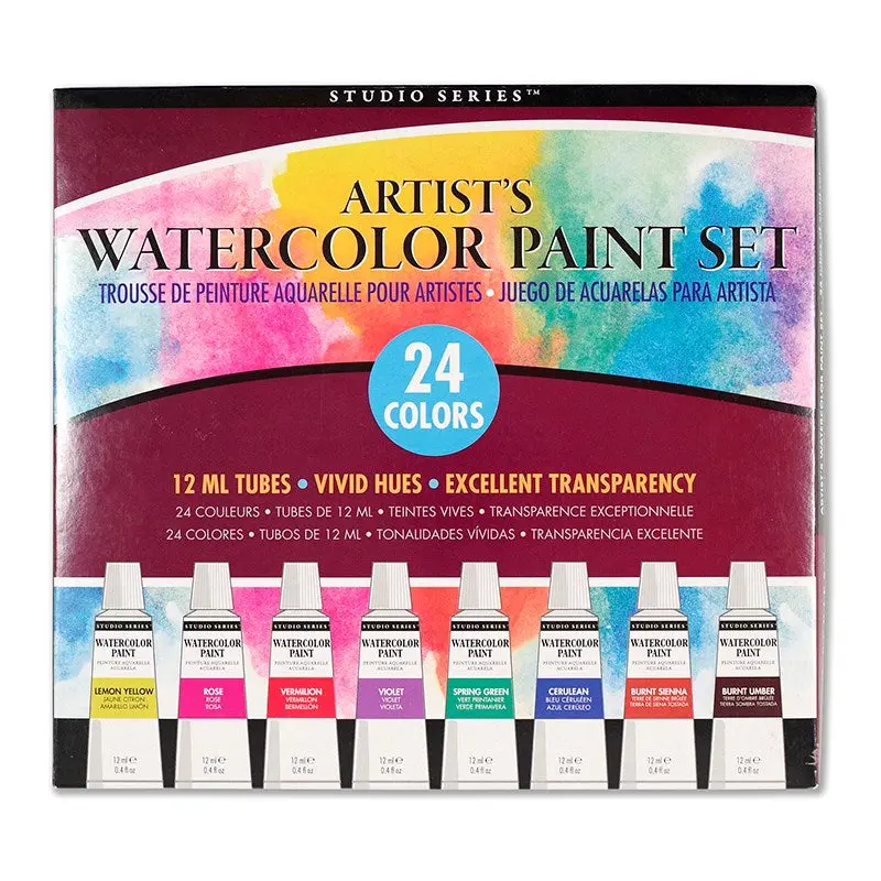 Artists Watercolor Paint Set