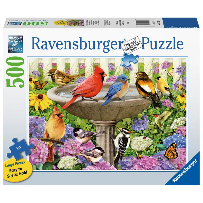 At the Birdbath 500pc