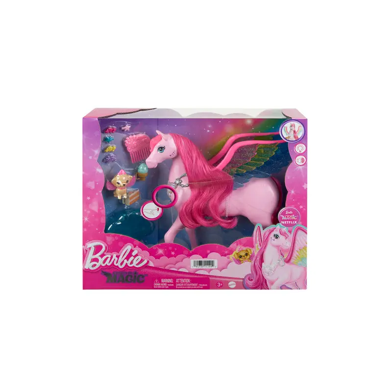 Barbie: A Touch Of Magic - Pink Pegasus With Puppy