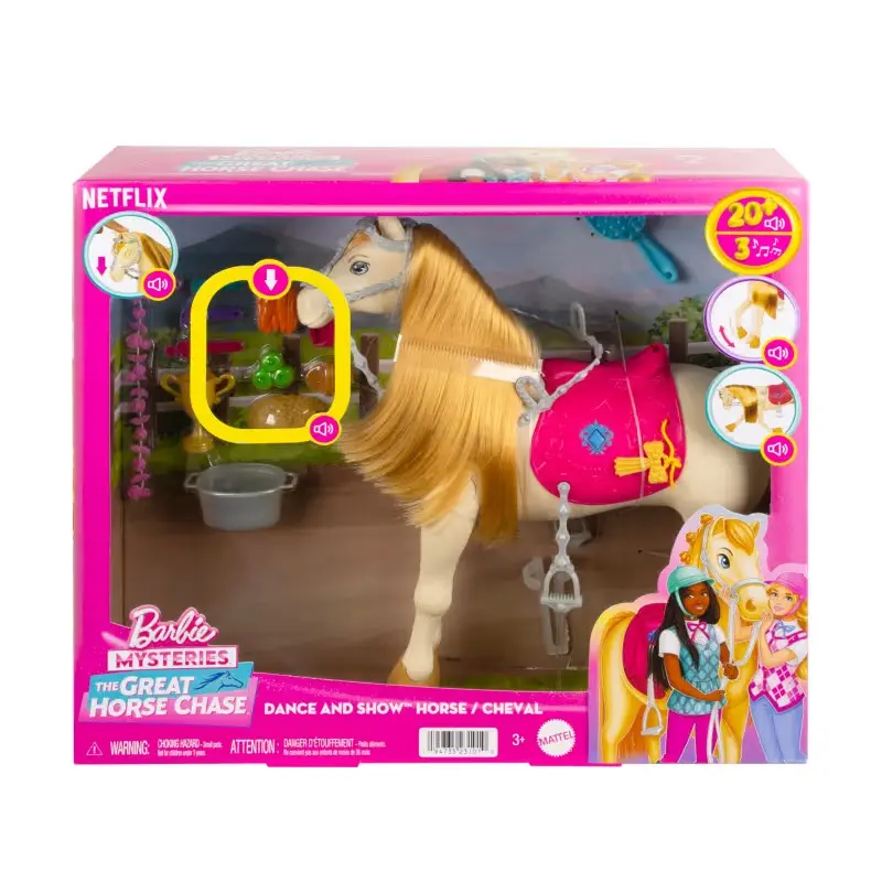 Barbie: Barbie Mysteries - The Great Horse Chase - Dance And Show Horse - Cheval
