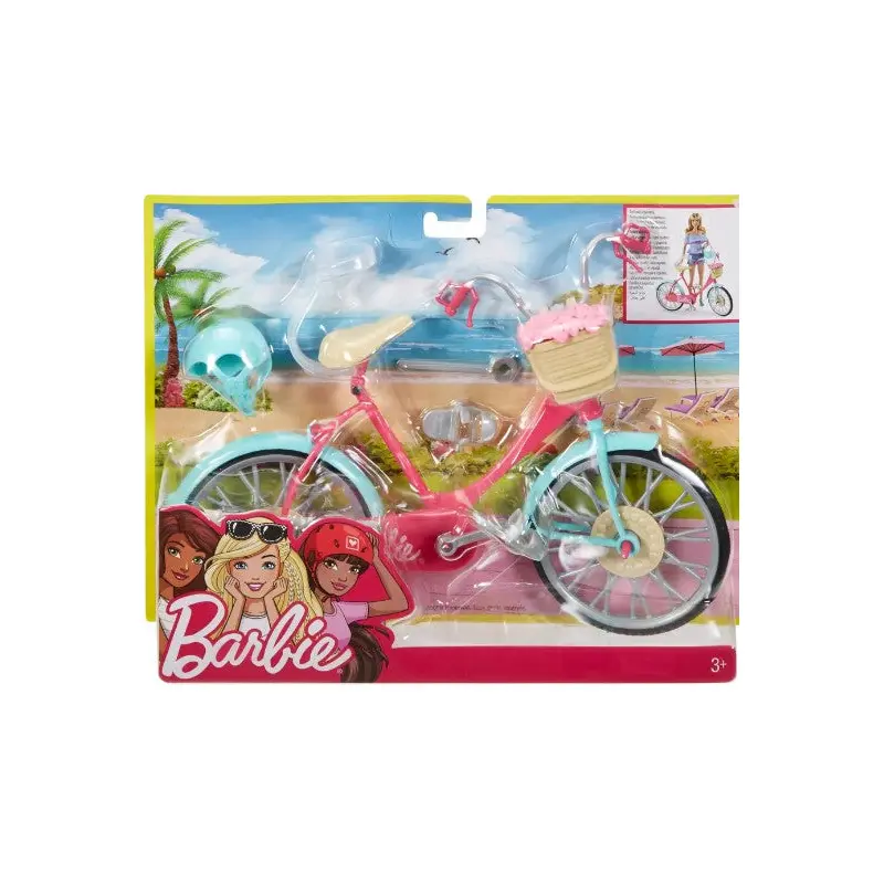Barbie: Bicycle - Pink Body, Teal Fenders And Silvery Accents