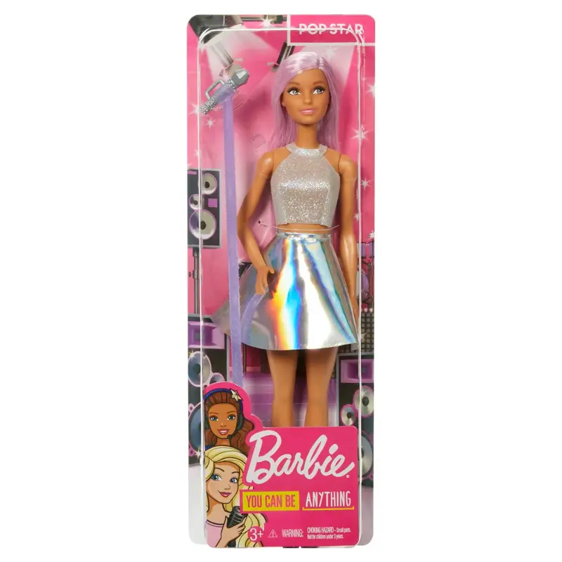 Barbie: Careers - Pop Star Doll, Pink Hair