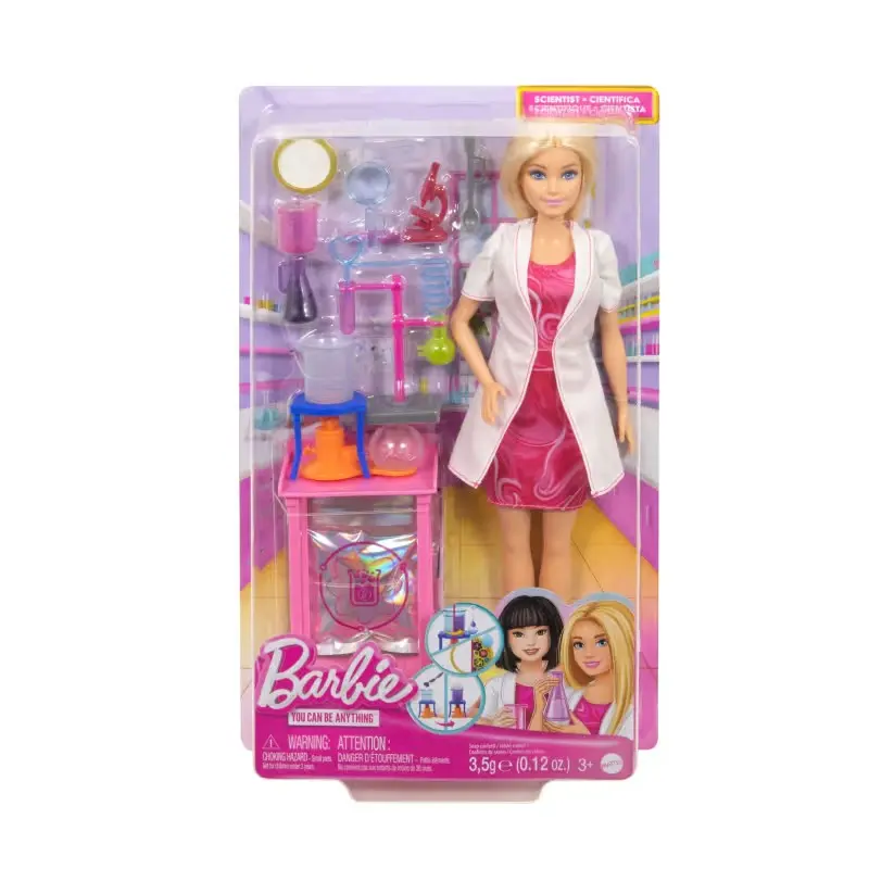 Barbie: Careers - Scientist Doll With Blonde Hair And Accessories