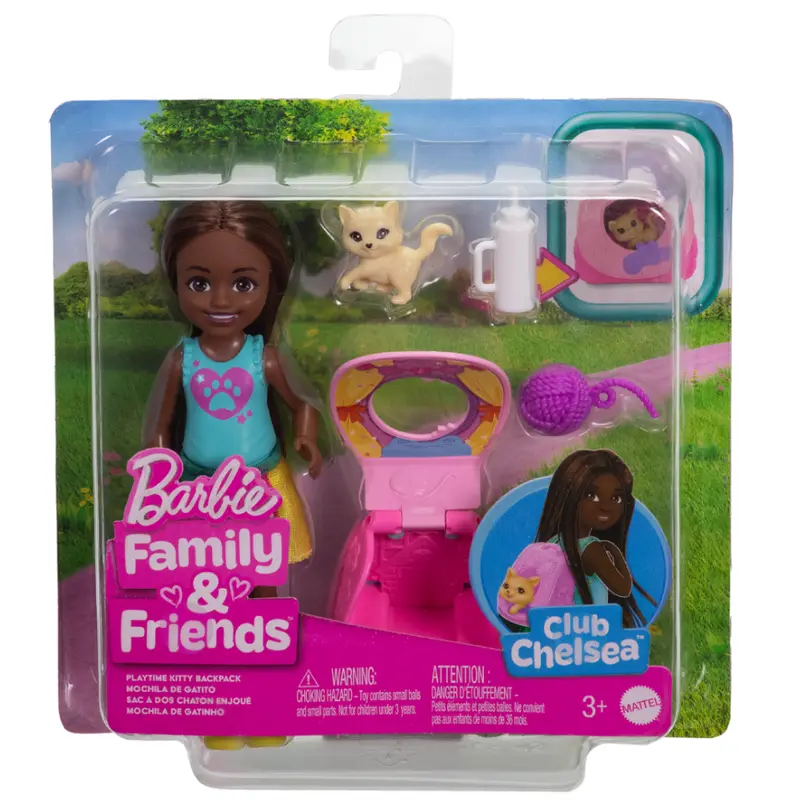 Barbie: Chelsea - Family & Friends - Club Chelsea - Playtime Kitty Backpack