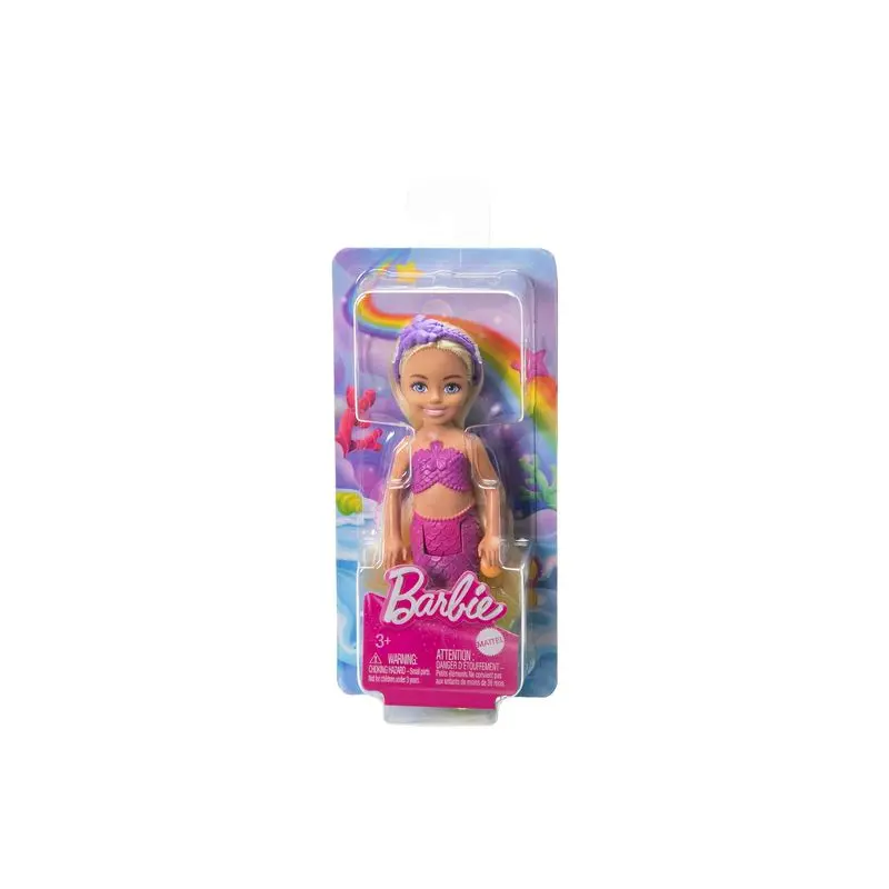 Barbie: Chelsea - Fantasy Collection - Mermaid-Inspired Look, Blonde Hair And Pink Tail