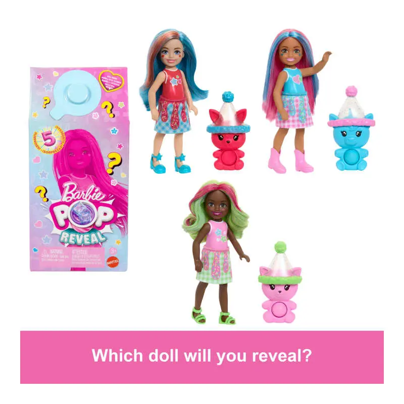 Barbie: Chelsea - Pop Reveal - Shakes Series - Asst. Styles (Sold Separately)