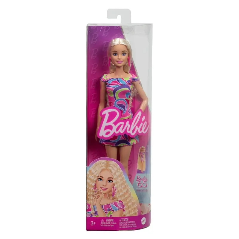 Barbie: Fashionistas Doll - Blonde, Totally Hair-Inspired Look & Accessories - 65th Anniversary