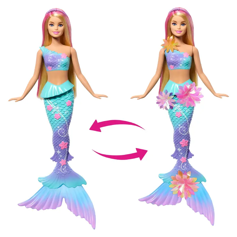 Barbie: Flower Magic Mermaid With Blonde Hair