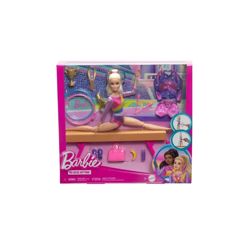 Barbie: Gymnastics Playset - Blonde Hair