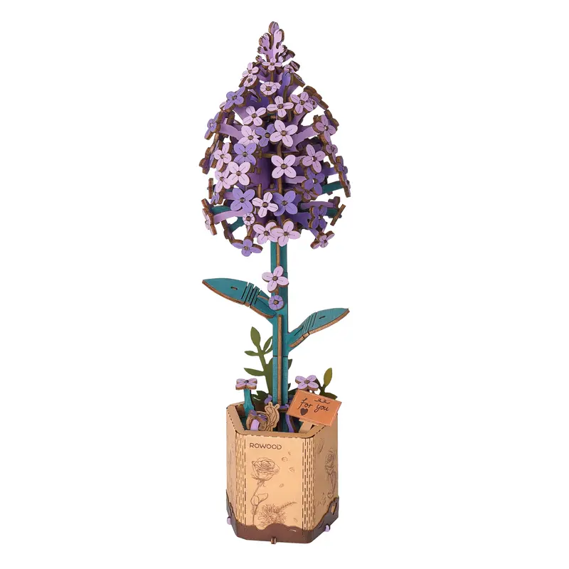 Wooden Puzzle: Lilac