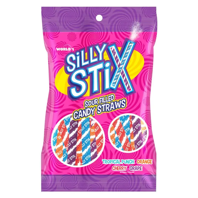 World's Silly Stix (pixy  stix), 2.75oz  (Sold Separately)