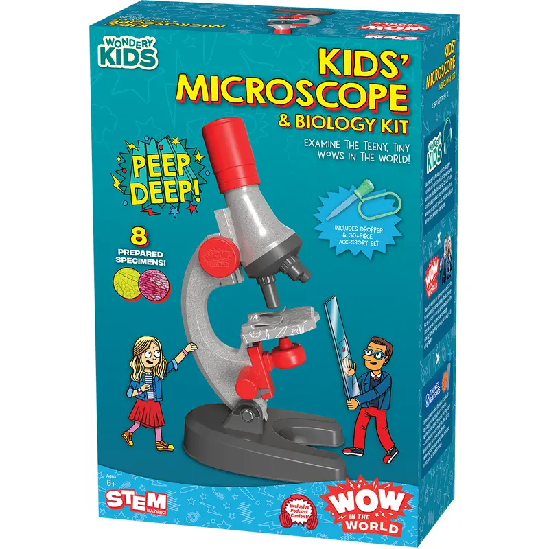 Wow in the World: Kids' Microscope & Biology Kit