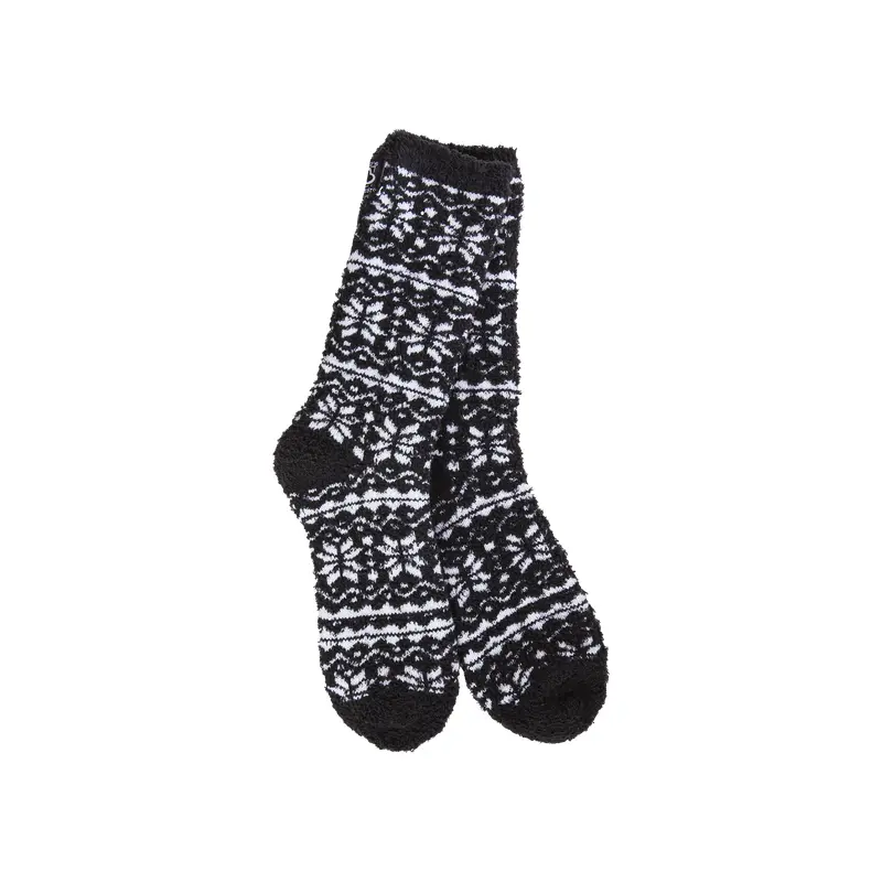 WS Cozy Winter Crew OS - Fair Isle Black