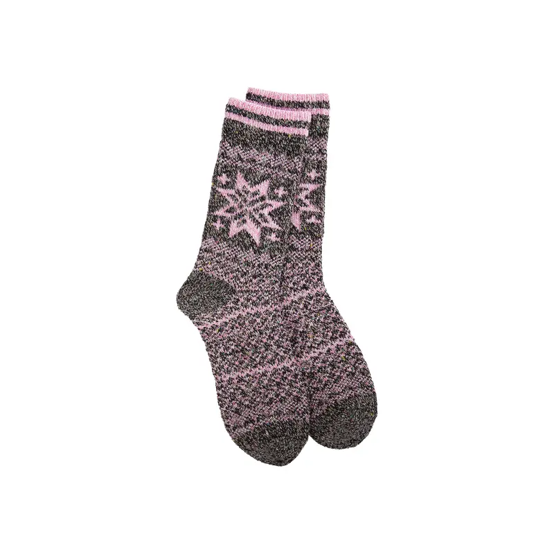 WS Weekend Holiday Confetti Crew OS- Pink