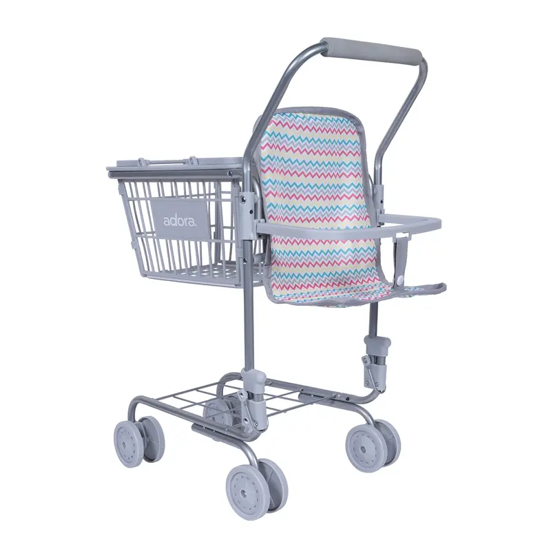 Zig Zag Rainbow Shopping Cart