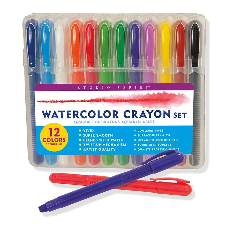 Watercolor Crayon Set: Studio Series