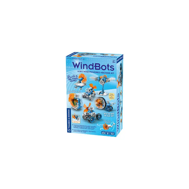 Windbots: 6 in 1 Wind Powered Machine Kit