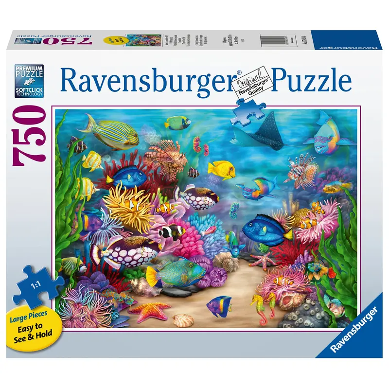 Tropical Reef Life Large Puzzle