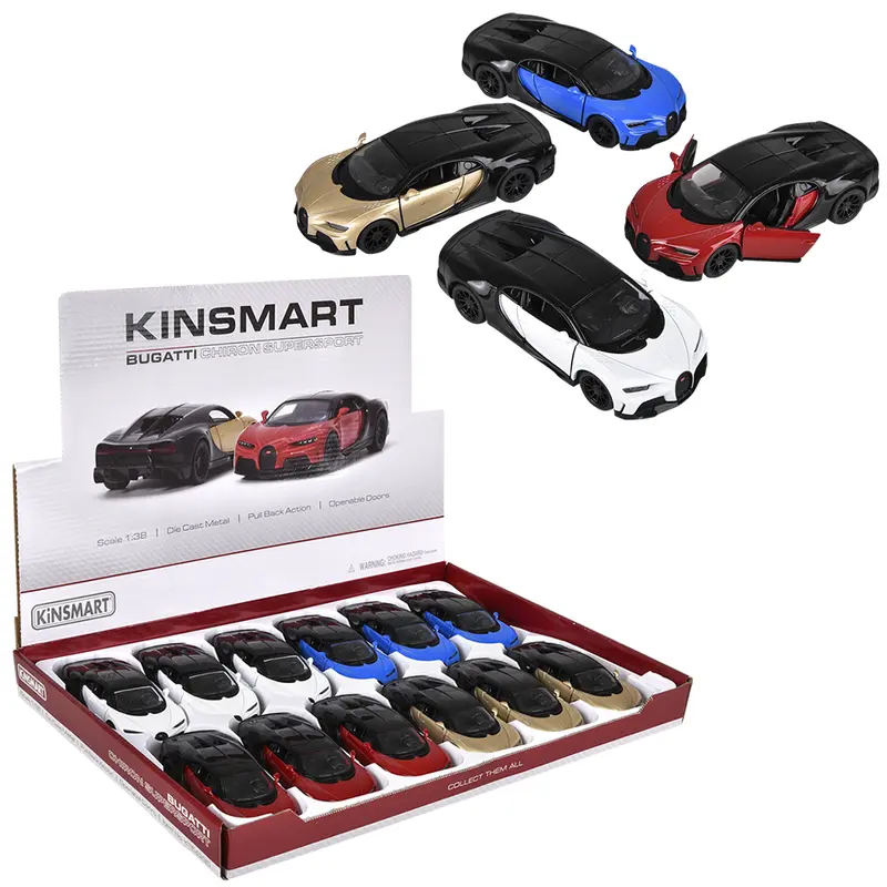 Ts - 5 Diecast Bugatti Chiron Supersport (Sold Separately)