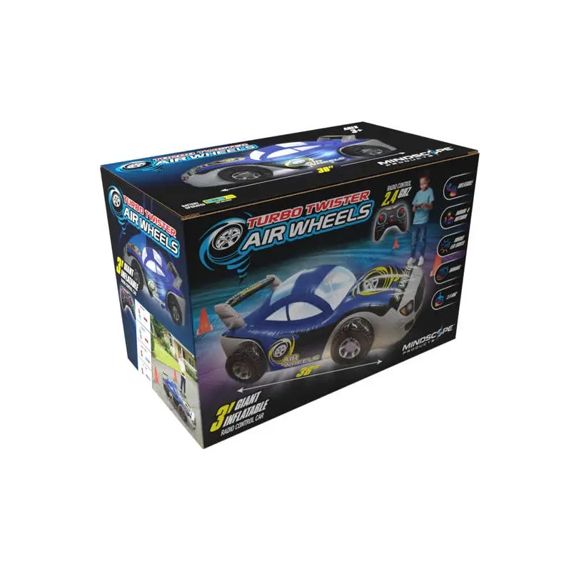 Turbo Twister Air Wheels Blue 2.4GHz 36' Inflatable Remote Control Stunt Vehicle