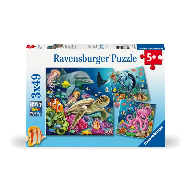 Underwater Splendor - 3x49 Pc Puzzle