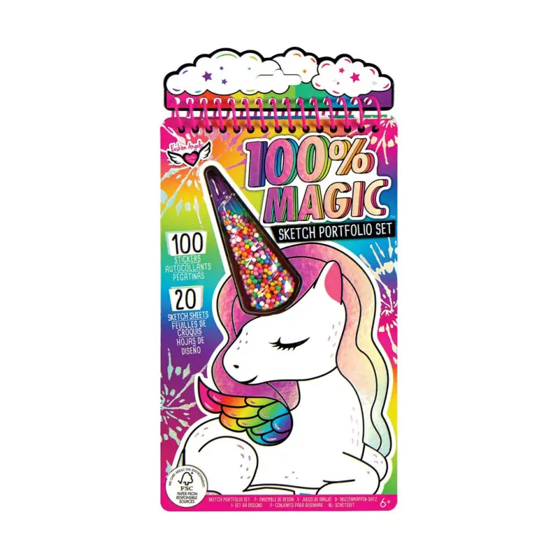 Unicorn Fantasy Compact Sketch