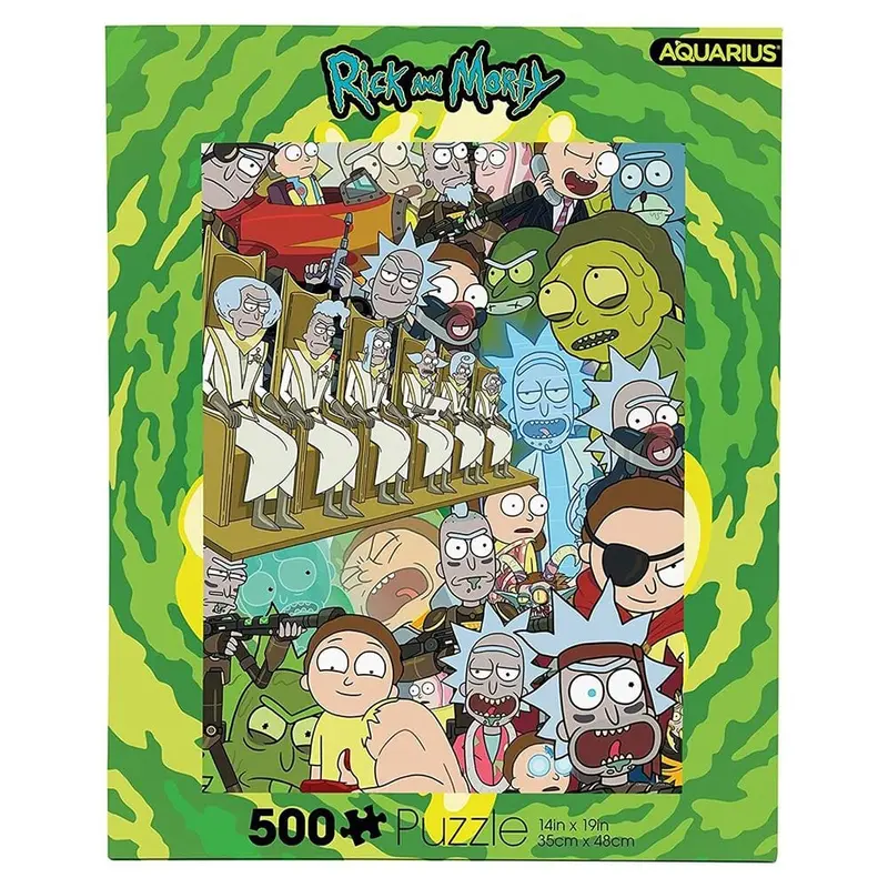 Aquarius - Rick And Morty Puzzle 500 Piece Jigsaw