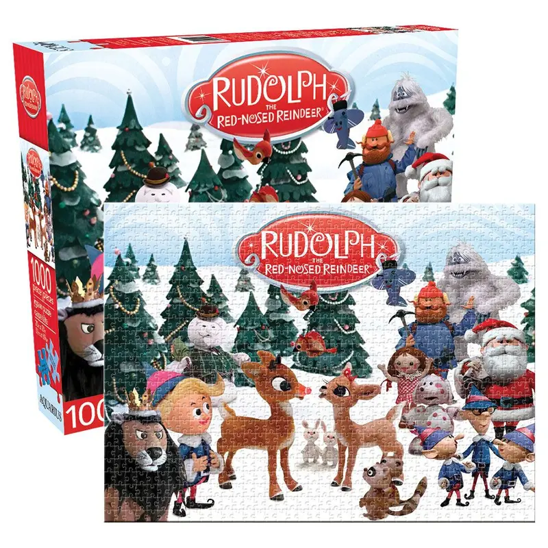 Aquarius - Rudolph the Red Nosed reindeer 1000 Piece Jigsaw